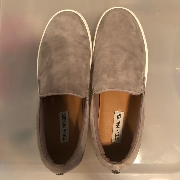 steve madden gills grey suede
